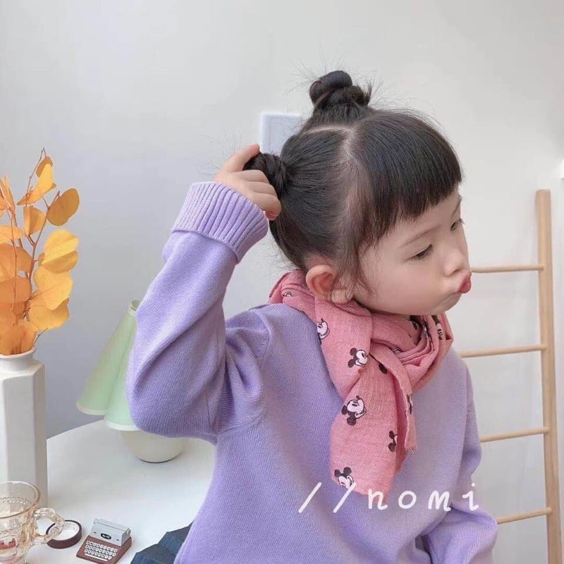 Khăn quàng cổ cho bé trai và gái sợi tre nhẹ mà ấm-giadungsieure