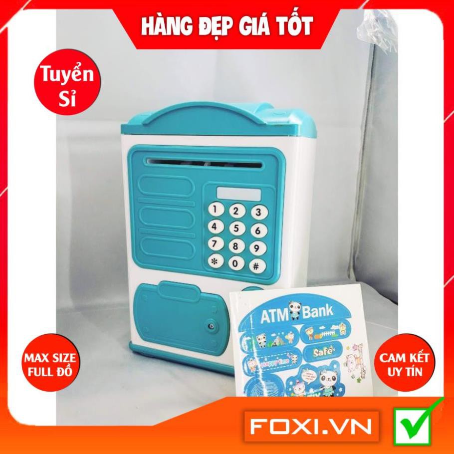 Đồ Chơi Két Sắt Vân Tay Điện Tử Mini Tiết Kiệm Tiền-Siêu Dễ Thương-Ống Heo Quà tặng cho bé