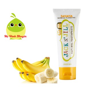 Kem đánh răng chuối Jack N'Jill, Úc (50g)