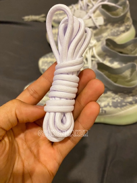 | HOT THÁNG 6 | [GeekSneaker] Dây Giày Yeezy 350, Yeezy 380 Alien màu Trắng, Kem  * Loại chuẩn* 120cm Bản to 2020 .