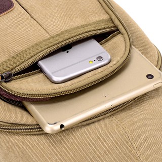 Balo vải canvas 2 in 1 đeo 1 quai hoặc 2 quai