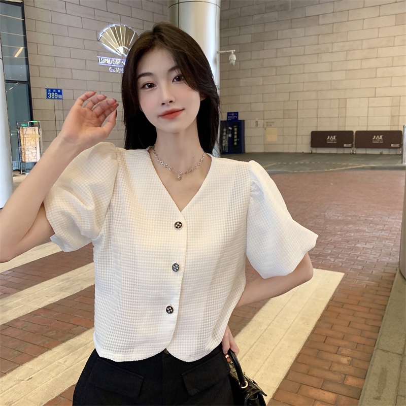 [MURIOKI] Áo Thun Ngắn Tay Thắt Nơ Có Thể Tháo Rời Thời Trang 2022 Cho Nữ