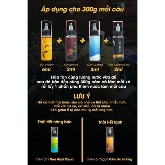 Bộ Tinh Mùi Câu Chép Kim Long