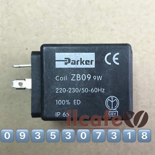 Cuộn Van Từ (Solenoid) Parker ZB09 9W 220V - Linh Kiện & Phụ Kiện Máy Pha Cà Phê Chính Hãng - Nhập từ Ý