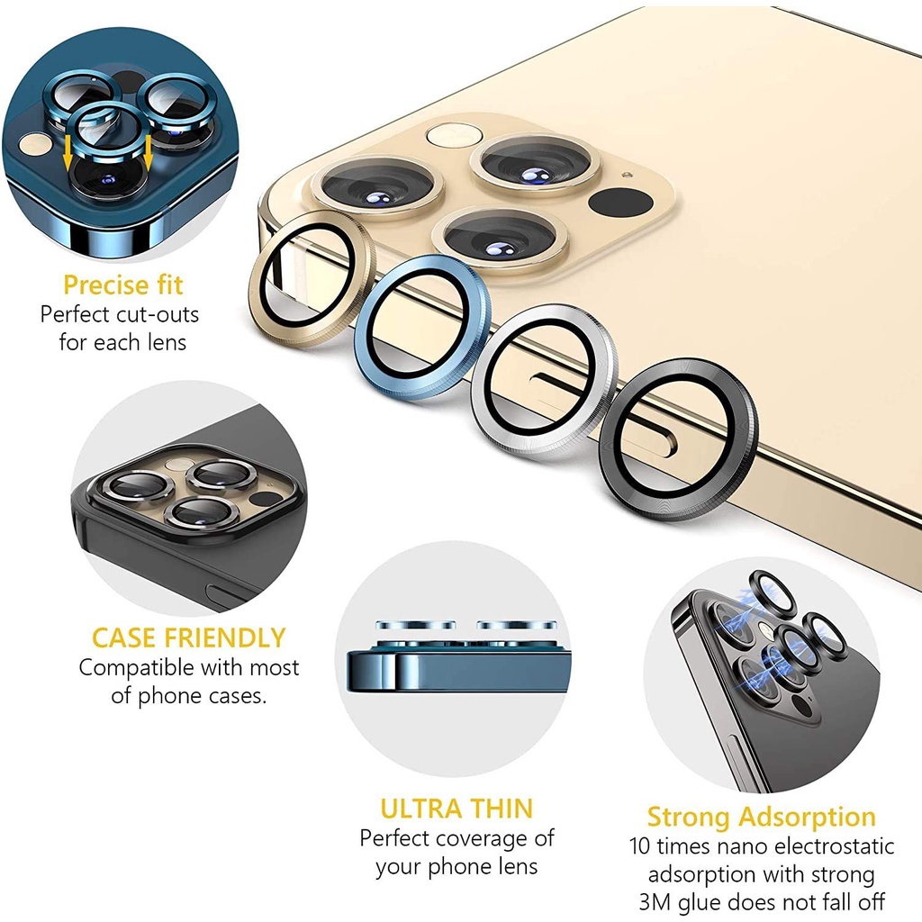 Dán Camera Mipow Kingbull For iPhone 13Pro/13Pro Max - Hàng Chính Hãng