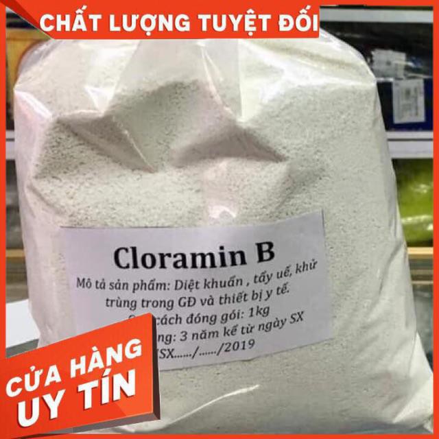 Bột Cloramin B phun khử trùng diệt khuẩn 1kg