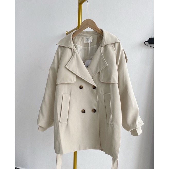 Khoác Blazer dáng ngắn Dạ Ép( k xù lông) Hàng Quảng Châu Cao