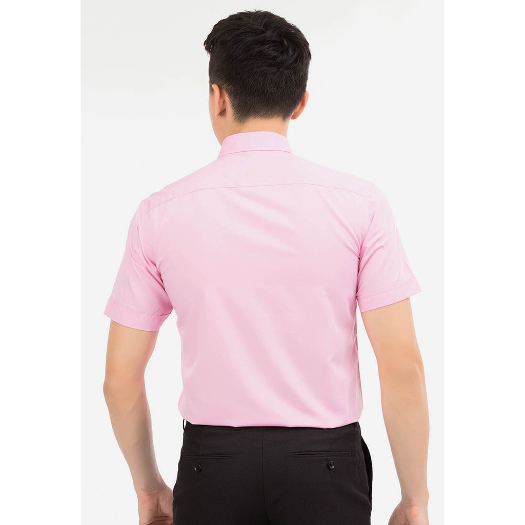 Áo sơ mi nam Novelty ngắn tay vạt bầu Regular fit 171156N