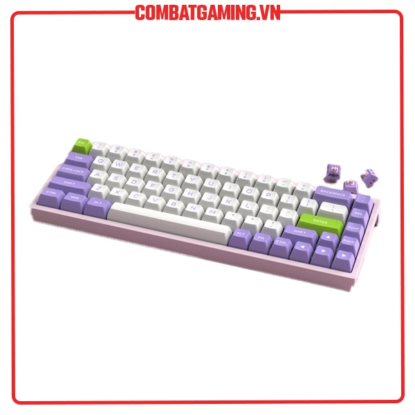Phím Cơ Không Dây FL Esport FL680 SAM Purple (Gateron Yellow / Silver )
