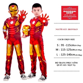 Trang phục người sắt ironman trẻ em hóa trang