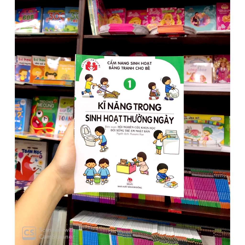 Sách - Cẩm Nang Sinh Hoạt Bằng Tranh Cho Bé Tập 1: Kĩ Năng Sinh Hoạt Thường Ngày