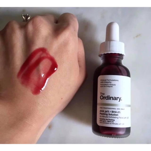 Tẩy da chết hoá học The ordinary aha 30% + Bha 2% peeling solution ( peel da the ordinary)