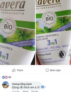 Sữa rửa mặt hữu cơ lavera
