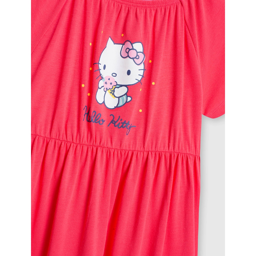 Váy liền bé gái Hello Kitty CANIFA - 1DS21S012