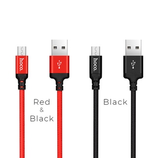 Cáp Sạc Nhanh Hoco X14 MicroUSB Chính Hãng Chống Đứt, Chống Rối l Sạc Dây Dù - Borofone BX54