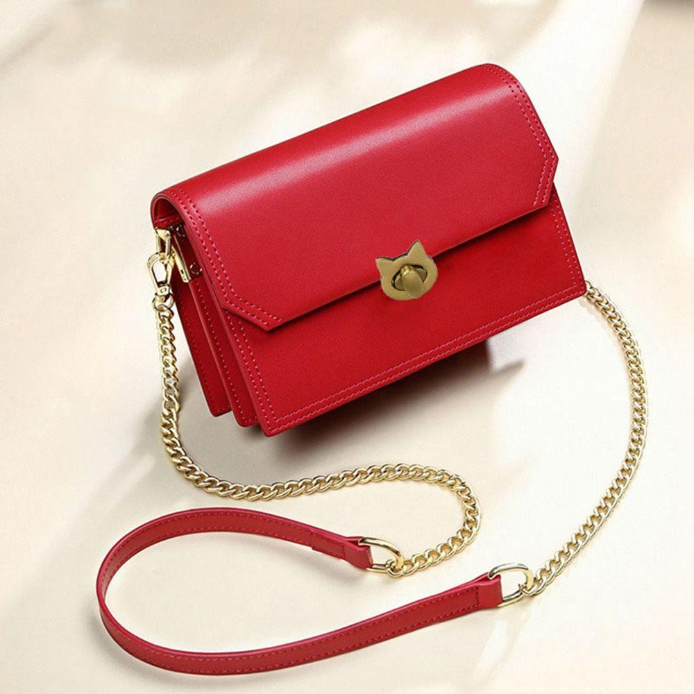Túi Đeo Chéo Hình Mèo / Chim Bằng Kim Loại Dễ Thương Phong Cách Retro 2Life