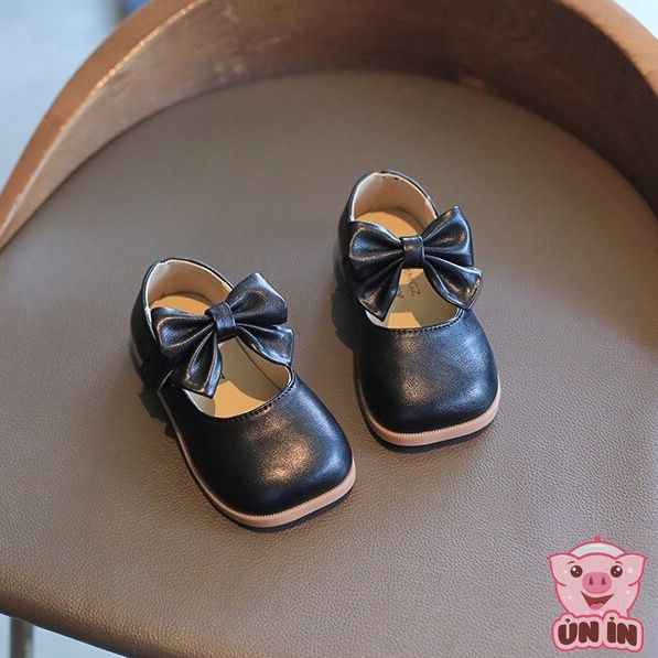 Giày bệt chính hãng MG Baby siêu mềm phối Nơ lớn cực điệu dáng tiêu thư đế chống trơn trượt cho bé gái từ 2-5 tuổi V299
