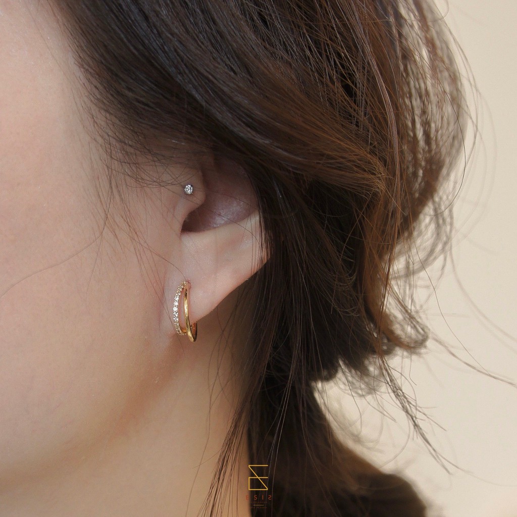 [BT01/BT08] KHUYÊN TAI THIẾT KẾ HÀN QUỐC ESIS ACCESSORIES