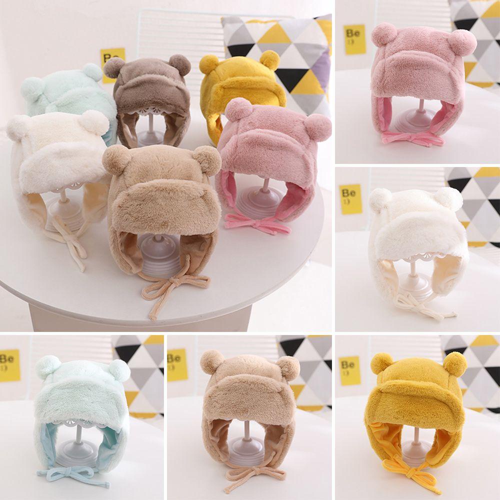 ROSE Mũ Len Lông Cừu Mềm Mại Giữ Ấm Mùa Thu Đông Có Thể Điều Chỉnh