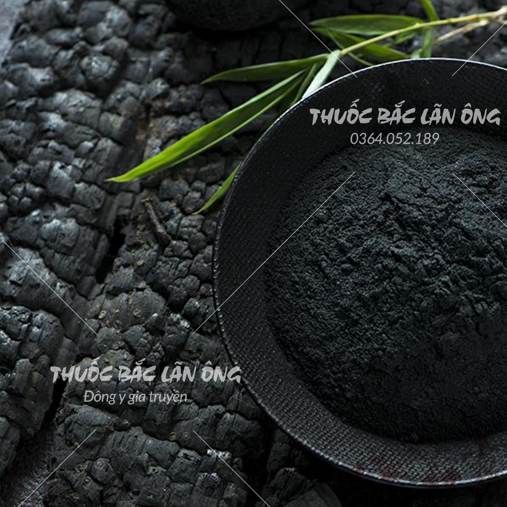 Bột than hoạt tính nguyên chất 100g (Bột tinh than tre)