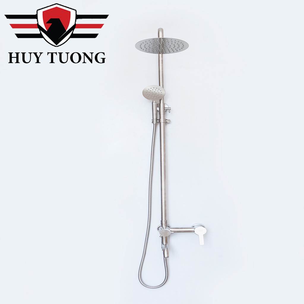 BỘ VÒI SEN TẮM TRÒN CÂY DẠNG ĐỨNG NÓNG LẠNH SUS304 CAO CẤP-HUY TƯỞNG