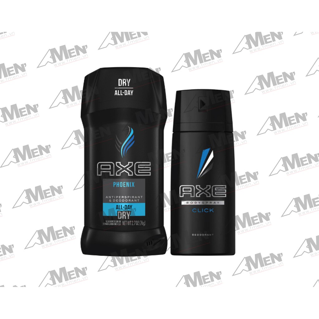 Combo Axe Phoenix Lăn - Xịt Khử Mùi