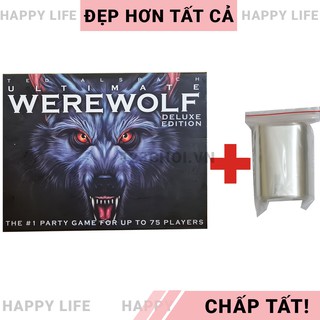 Bài Ma sói 78 lá tiếng Việt + Túi bọc thẻ bài chống rách, chống nước, Werewoft Ultimate Deluxe phiên bản việt hoá