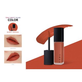 Son kem lì A'pieu True Matt Fluid màu cam cháy OR01 Burnt Orange