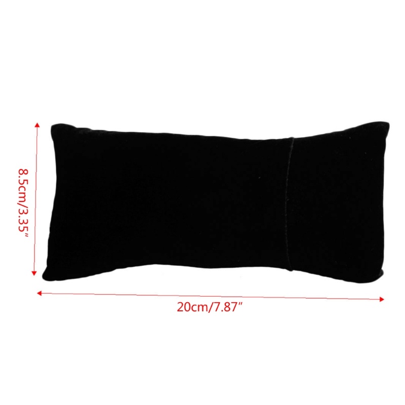 Gối Nhung Nhỏ Màu Xám Đen Trưng Bày Trang Sức / Đồng Hồ