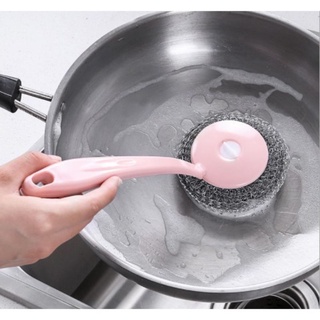 Cây chùi cọ xoong nồi có tay cầm