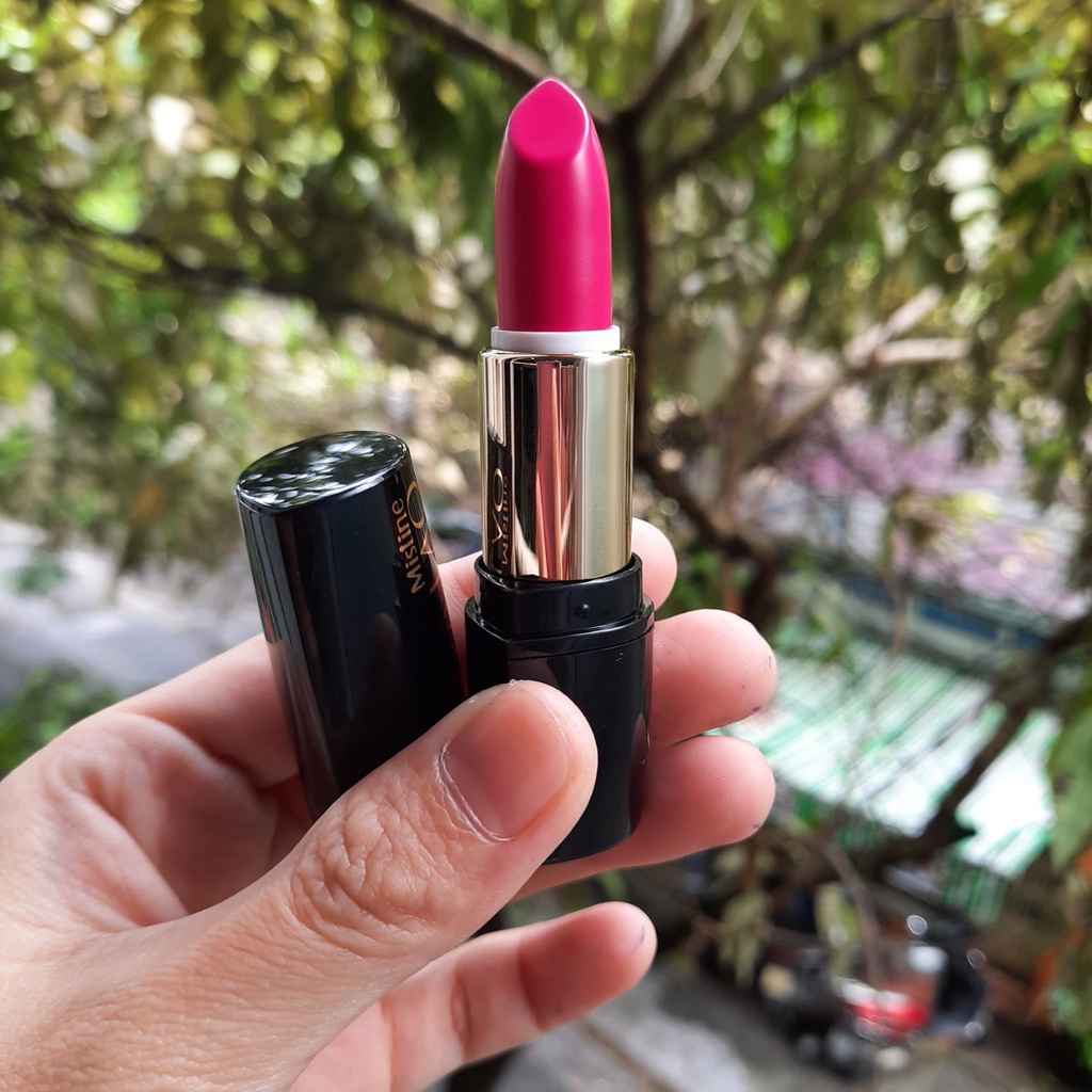 Son lì mềm môi Mistine Jum Pa Lao Lipstick Thái Lan - Màu hồng cánh sen