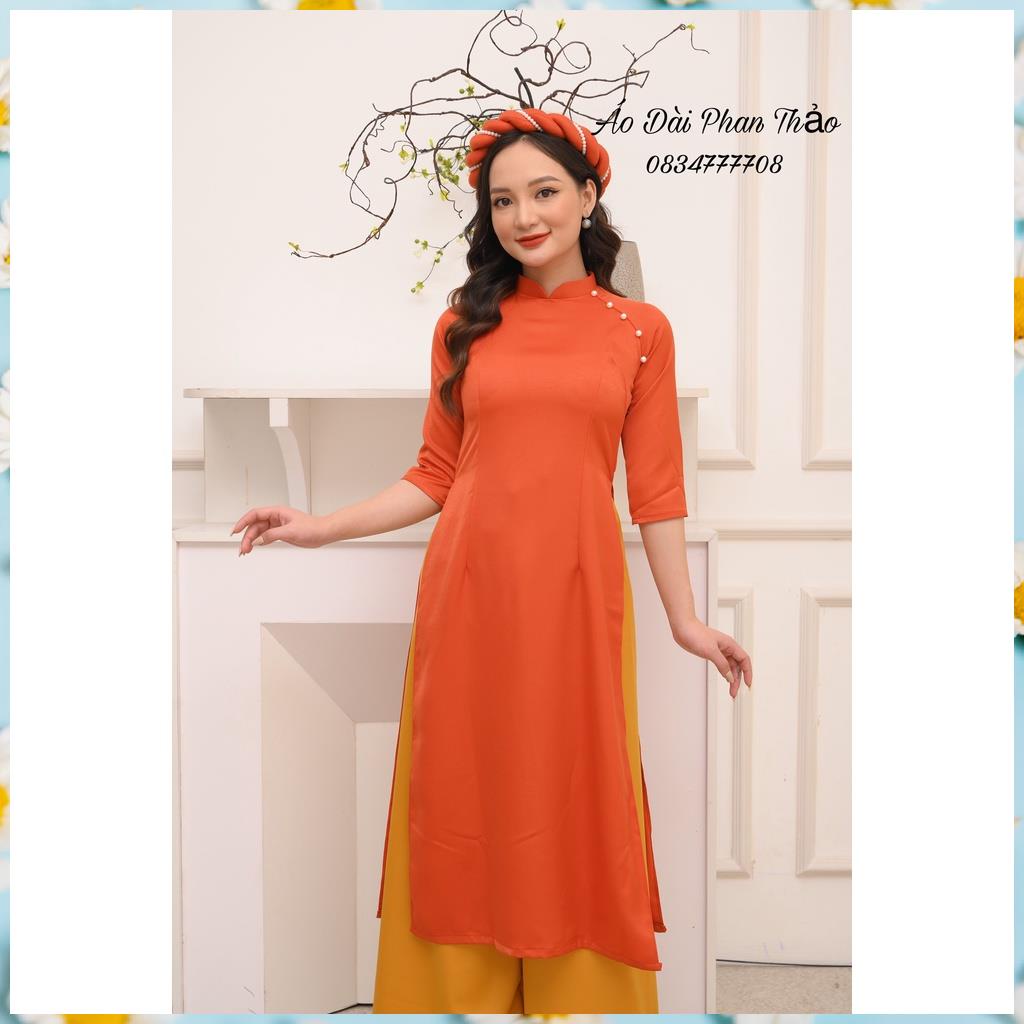 Áo dài tây thi hàng thiết kế big size diện tết