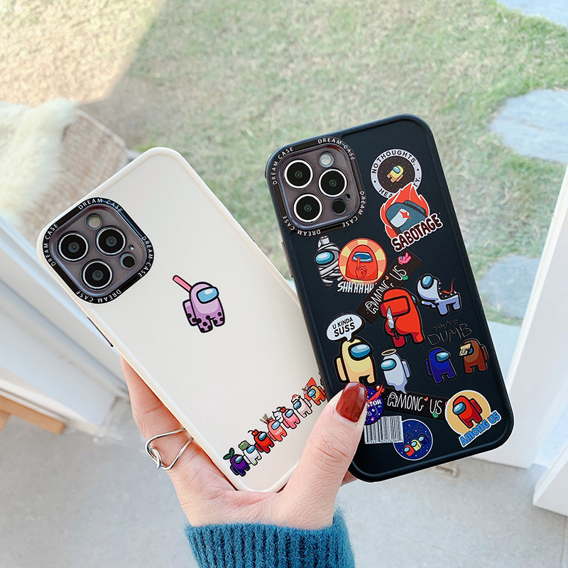 Ốp điện thoại tpu mạ điện họa tiết quái vật thích hợp cho iphone 12 mini 11 12 pro max x xs max xr 8 7 plus