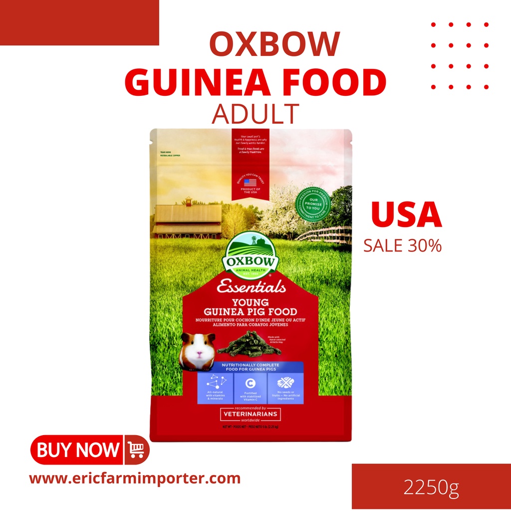 Thức Ăn Nén Bọ Ú 2.25Kg Oxbow 🐶 FREE SHIP 🐶Guinea Pig Food trưởng thành