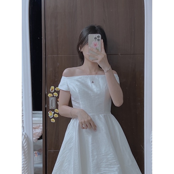 Thanh lý pass váy trắng đi prom, dự tiệc, đám cưới dress