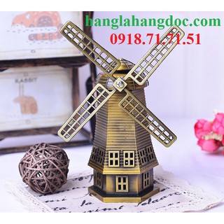 Cối xay gió V2 mô hình thu nhỏ, vật trang trí độc đáo, quà tặng ý nghĩa