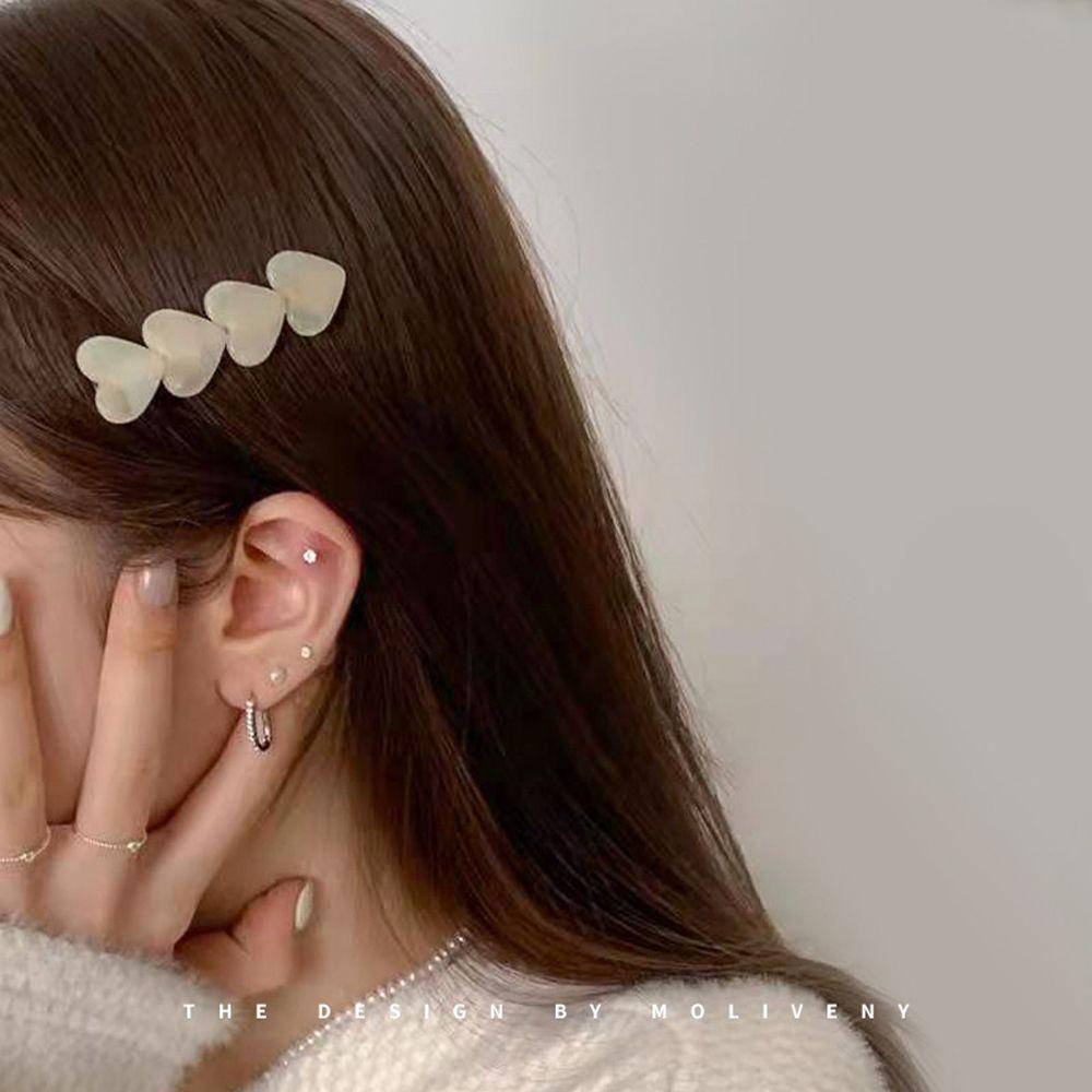 Kẹp Tóc Acetic Acid Họa Tiết Vân Đá Nhiều Màu Sắc Ngọt Ngào Phong Cách Hàn Quốc