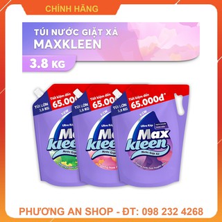 Nước giặt xả MaxKleen túi 3,8kg