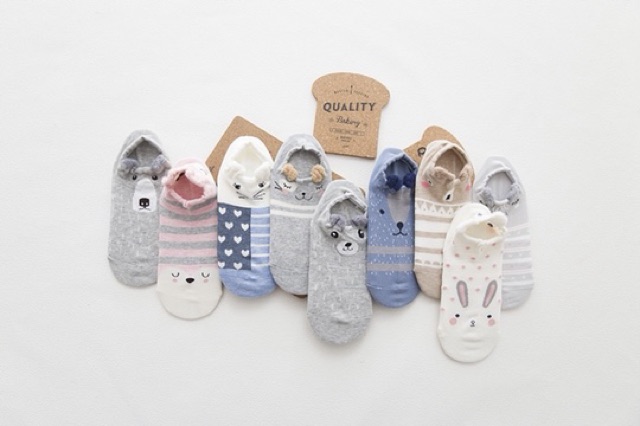 Set 16 đôi - 16 mẫu tất tai thú