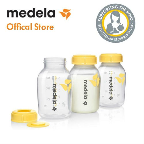 Bình trữ sữa Medela bộ 3 bình 150ml