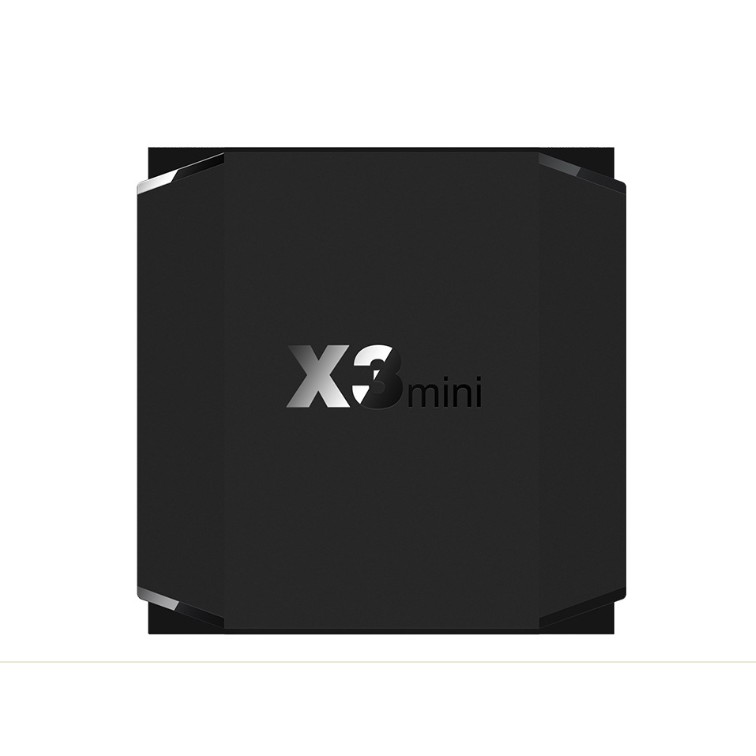 Android X3 MINI, Android TV 9.0, CPU S905X3, RAM 4GB, eMMC 32GB, Dual Band WiFi MU-MIMO, Bluetooth 4.2, LAN 100MB