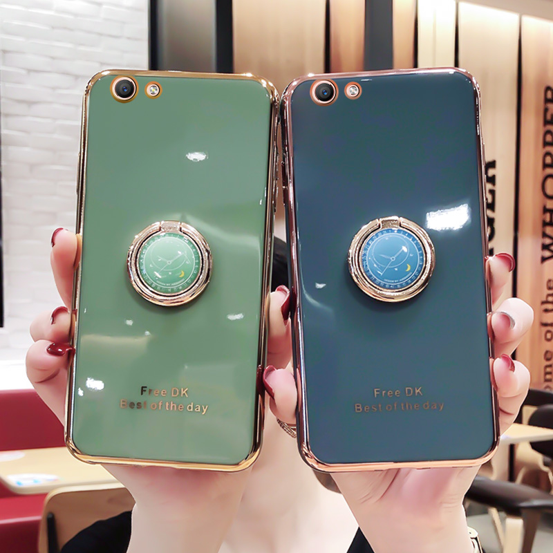 Ốp điện thoại TPU silicon có khoen giá đỡ cho OPPO A15 A93 A33 A53 A31 2020 A9 A5 A91 A52 A92 A12 A12e A7 A5s A3s | BigBuy360 - bigbuy360.vn