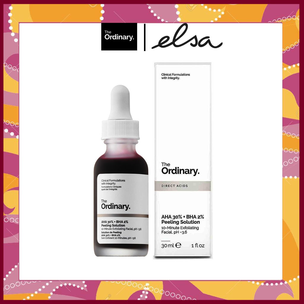 Serum peel da hoá học The Ordinary AHA 30% BHA 2% Peeling Solution (peel da the ordinary)