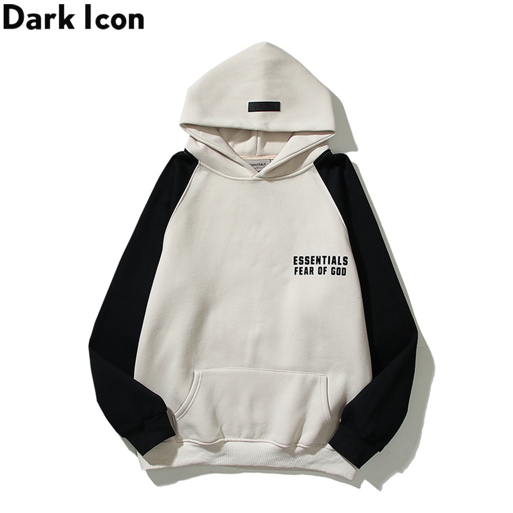 Áo Hoodie FEAR OF GOD Essentials Phối Nhiều Màu Sắc Phong Cách Retro Đường Phố