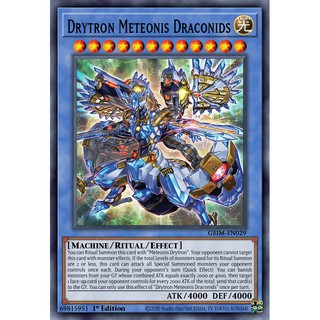 [ Bài Yugioh In ] Drytron Deck 2021 ( Tháng 1 )
