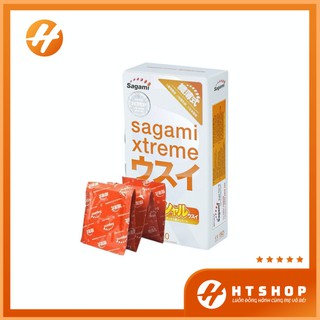 Bao cao su sagami xtreme super thin siêu mỏng chân thật đến bất ngờ - nhật bản