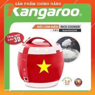 [ELHAB4 giảm tối đa 500K] [Free Ship] Nồi Cơm Điện Kangaroo KGU23VN Lòng Dày