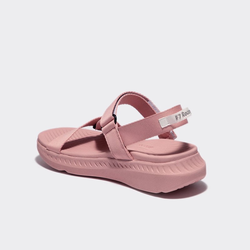 [Mã FASHIONMALLT4 giảm tới 30K đơn 150K] Giày Sandal Unisex Shondo F7 Racing Đế Hồng Phối Trắng Quai Hồng Shondo F7R7272