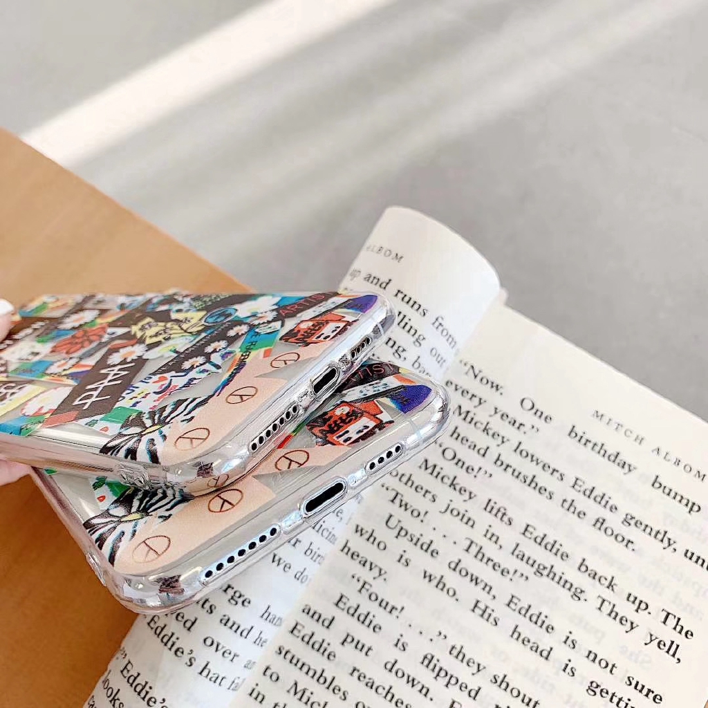 Ốp lưng điện thoại mềm hình hoa cúc G-Dragon dành cho iPhone 6 6s + 7 8 Plus 11 Pro Xs Max XR X