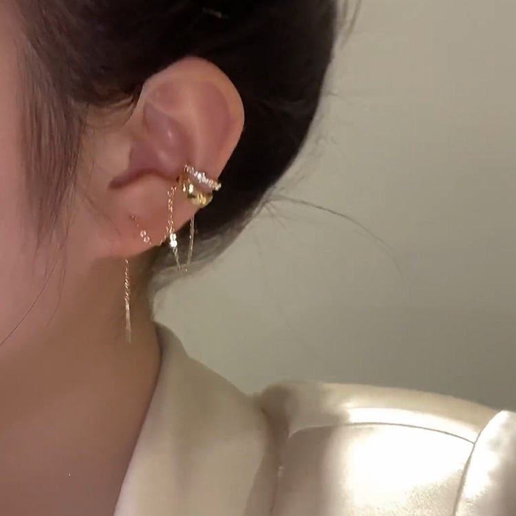 Khuyên Kẹp Vành Tai Nhiều Lớp Đính Đá Bằng Kim Loại 2022